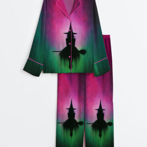 Women's Wicked Changed For Good Long Sleeve Satin Pajamas Set