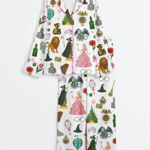 Women's Wicked Long Sleeve Satin Pajama Set