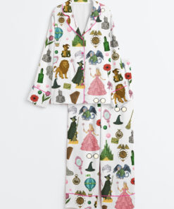 Women's Wicked Long Sleeve Satin Pajamas Set