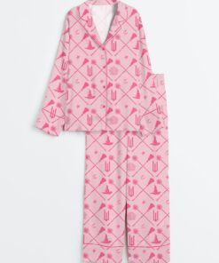 Women's Wicked Long Sleeve Satin Pajamas Set