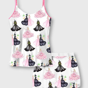 Women's Wicked Print Camisole Satin Pajama Set