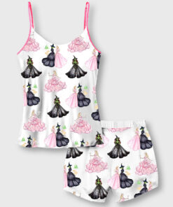 Women's Wicked Print Camisole Satin Pajama Set