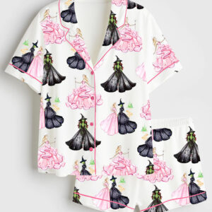 Women's Wicked Print Satin Pajama Set