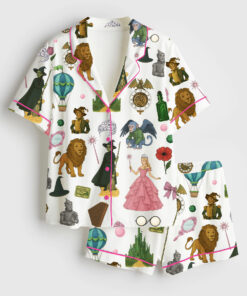 Women's Wicked Short Sleeve Satin Pajama Set