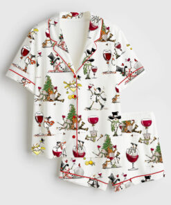 Women's Winey Snowman Christmas Pajama Set