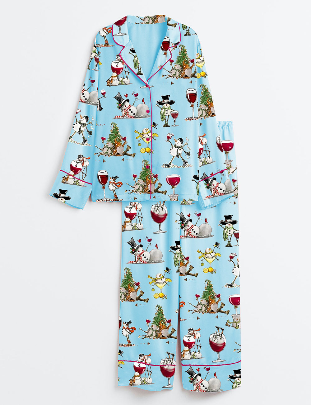 Women's Winey Snowman Pajama Set - Image 4