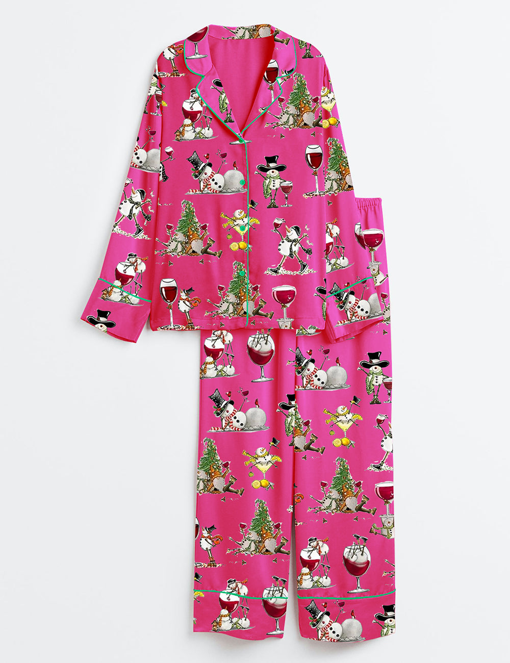 Women's Winey Snowman Pajama Set - Image 3