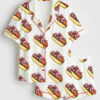 Womenâ€™s You Look Like The 4th Of July Hot Dog Short Sleeve Satin Pajama Set