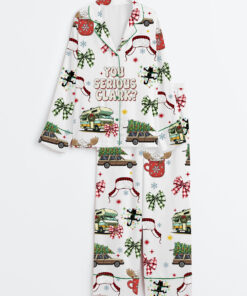 Women's You Serious Clark Christmas Vacation Long Sleeve Satin Pajama Set