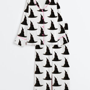 Women's You Will Be Changed Wicked For Good Long Sleeve Satin Pajamas Set