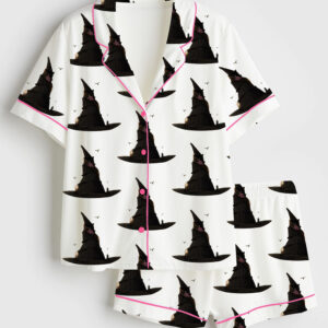 Women's You Will Be Changed Wicked For Good Short Sleeve Satin Pajama Set