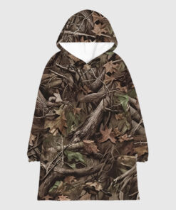 Woodlands Camo Blanket Hoodie