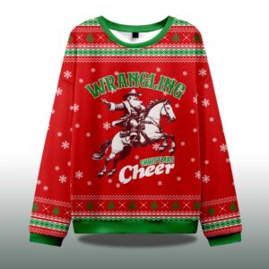 Alternative view of Wrangling Christmas Cheer Ugly Christmas Sweater