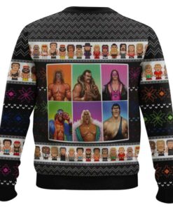 Alternative view of WWF Wrestling Legends Ugly Christmas Sweater