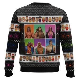 Alternative view of WWF Wrestling Legends Ugly Christmas Sweater