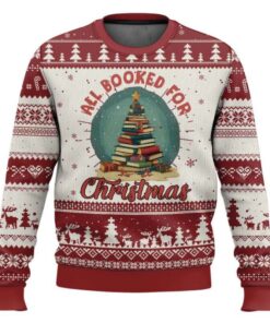 Xmas Book Lover Ugly Christmas Sweater