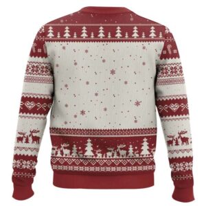 Alternative view of Xmas Nakatomi Plaza It's Not Christmas Until Hans Gruber Falls Ugly Christmas Sweater