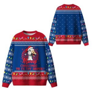 Alternative view of Ya Filthy Goose Ugly Sweater 2025 Christmas - Grishko.com