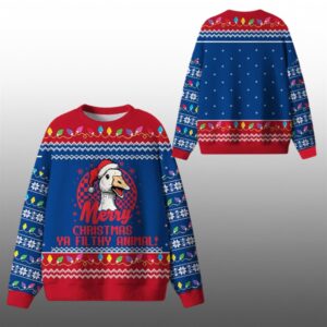 Ya Filthy Goose Ugly Sweater 2025 Christmas - Grishko.com