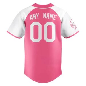 Alternative view of Yankees 2025 Pink Shirt Day Custom Jersey
