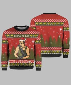 Yippee Ki Yay It's Christmas Die Hard Ugly Christmas Sweater