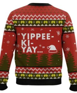 Alternative view of Yippee Ki Yay It's Christmas Die Hard Ugly Christmas Sweater