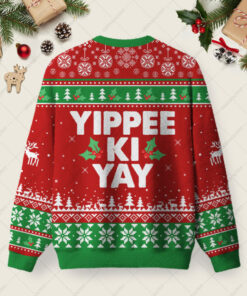 Alternative view of Yippee Ki Yay Ugly Christmas Fuzzy Fleece Sweatshirt
