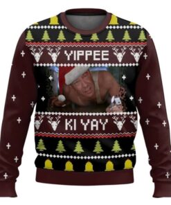 Yippee Ki Yay Ugly Die Hard Christmas Sweater
