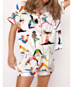 Alternative view of Yoga Mom Pajama Set For Women