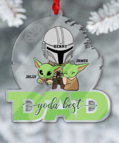 You Are Best Dad Personalized Christmas Ornament Gifts For Dad