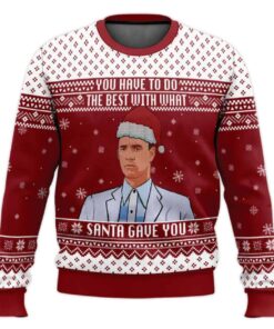 You Have To Do What The Best Forrest Gump Ugly Christmas Sweater