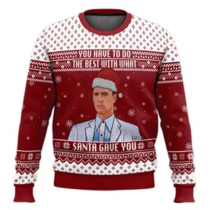 You Have To Do What The Best Forrest Gump Ugly Christmas Sweater