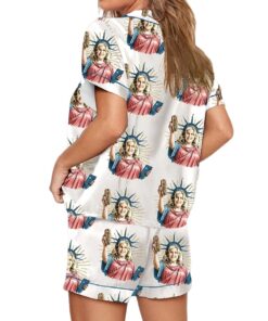 Alternative view of You Look Like the 4th Of July Movie Meme Pajama Set