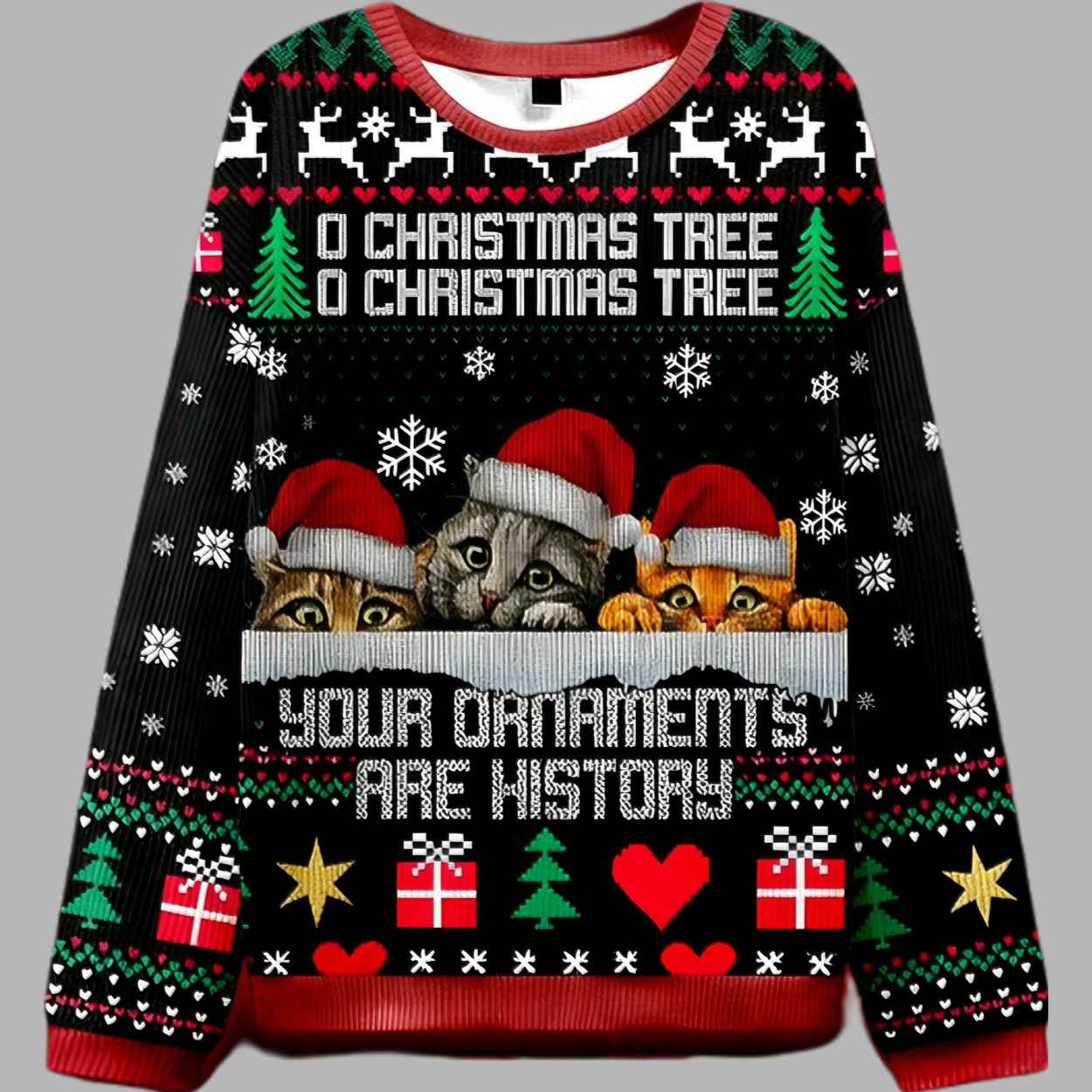 Your Ornaments Are History Ugly Christmas Sweater - gullprint.com