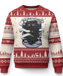 Yule Cat Jolakotturinn Ugly Christmas Sweater