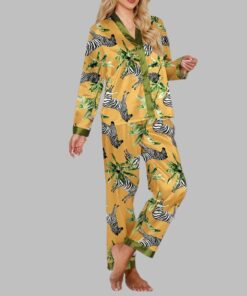 Zebra Long Sleeve Pajama Set