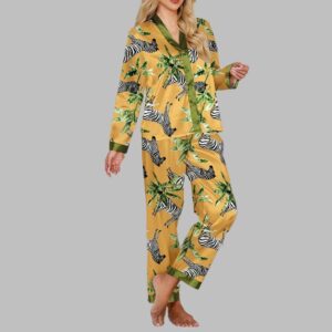 Zebra Long Sleeve Pajama Set