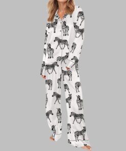 Alternative view of Zebra Pajama Set