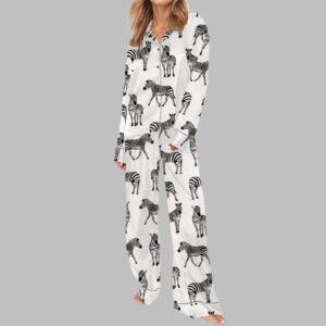 Alternative view of Zebra Pajama Set