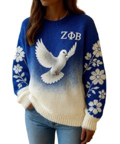 Zeta Phi Beta Dove Ugly Christmas Sweater