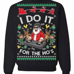Ugly Christmas Sweater with DJ Santa – Fun Holiday Gift