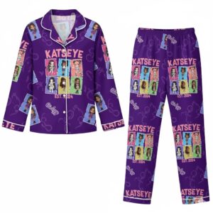 Vintage Katseye Music Pajamas, Katseye K-Pop Graphic, Katseye Beautiful Chaos Pjm