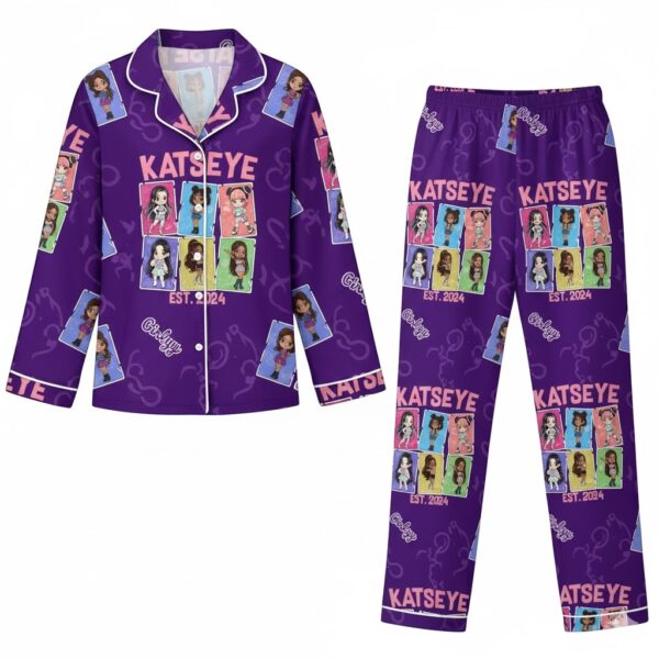 Vintage Katseye Music Pajamas, Katseye K-Pop Graphic, Katseye Beautiful Chaos Pjm
