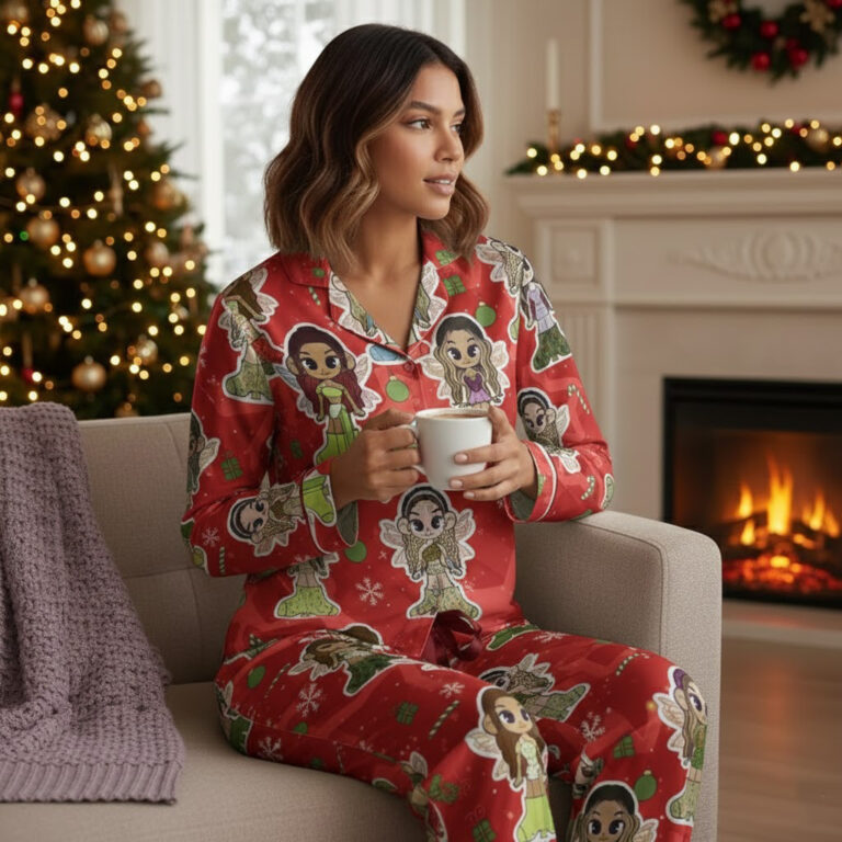 Katseye Christmas Pajama Set, Katseye Girls Xmas PJs