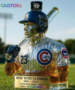 Ryne Sandberg Commemorative Decanter Whiskey Bottle