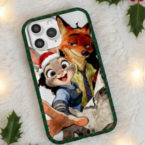 Alternative view of Zootopia 2 Tough Case | Nick Wilde and Judy Hopps MagSafe Phone Cover