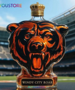 Crown Royal Chicago Bears Whiskey Bottle