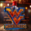 West Virginia Mountaineers Whiskey Bottle