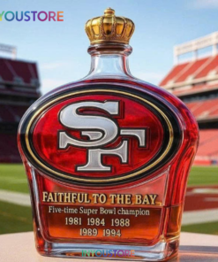 San Francisco 49ers Honor Whisky Bottle