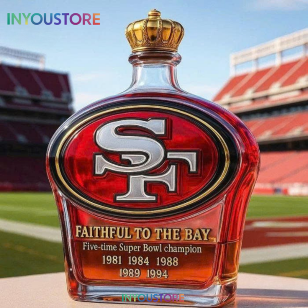 San Francisco 49ers Honor Whisky Bottle